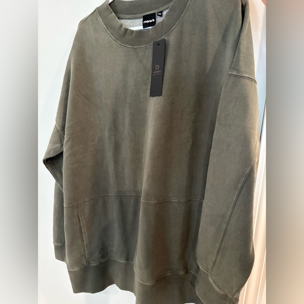 Mono B Olive Sweatshirt 3XL